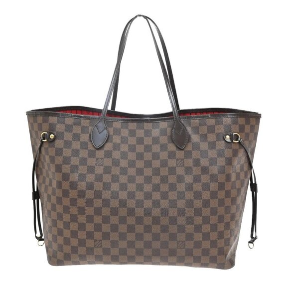 LOUIS VUITTON Neverfull GM Shoulder Tote Bag Damier Leather Brown N51106 43YH535 - Picture 4 of 15